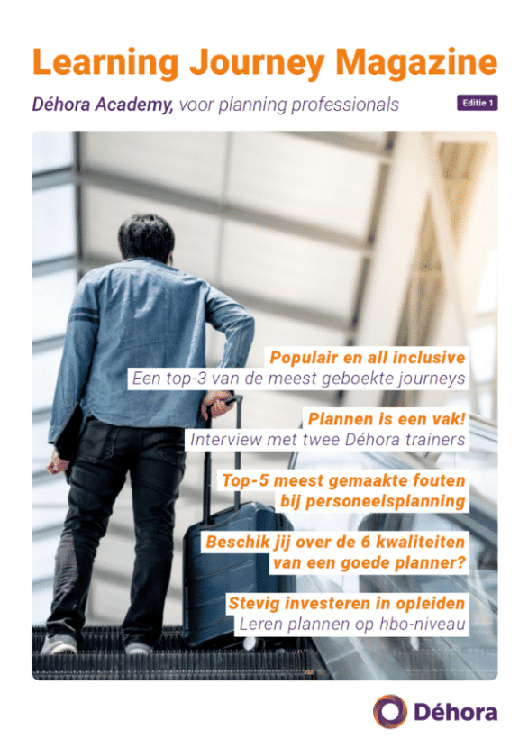 Dehora learning journey magazine voor planners